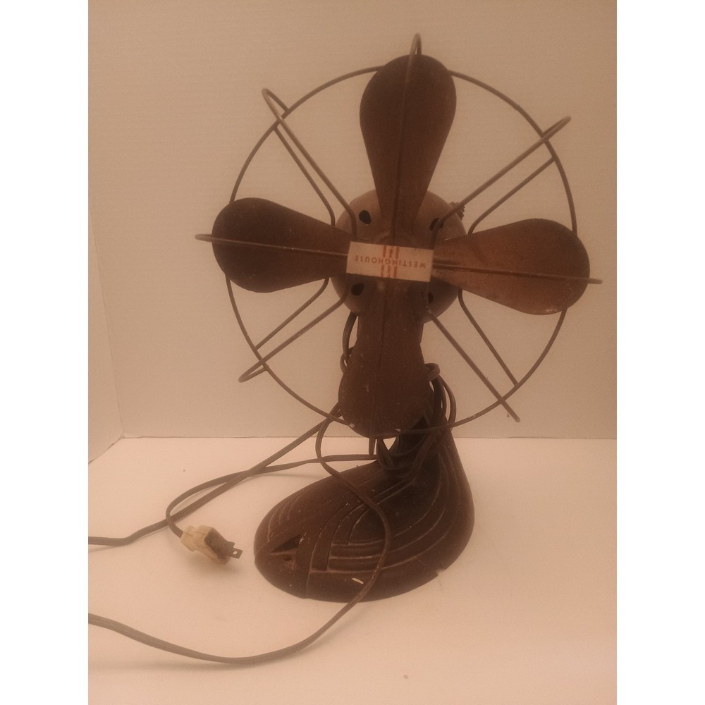 Antique Vintage Metal Westinghouse Table Fan